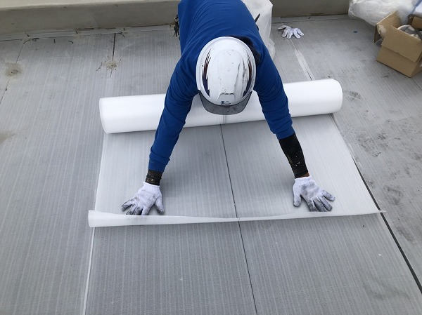 シート防水の施工