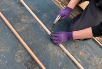 桟木の取り付け