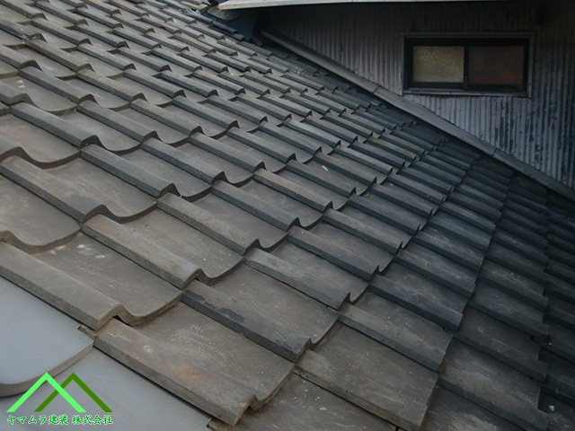 瓦の再施工