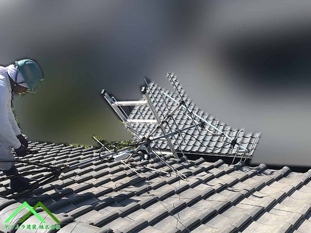 アンテナの復旧