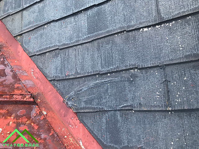 コーキングで塗布