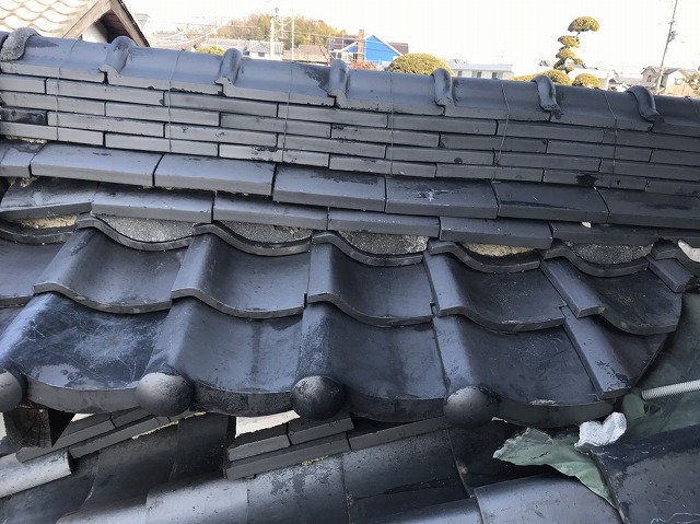 中井様邸　屋根修理前