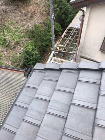 富士市瓦屋根補修完了