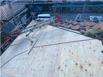 野地板増し張り