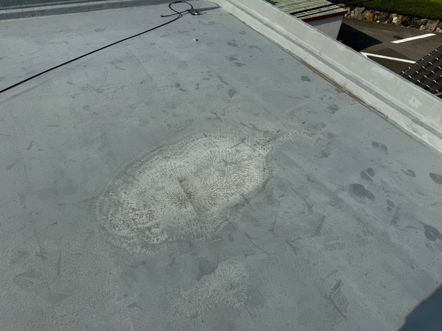 屋上FRP防水の劣化