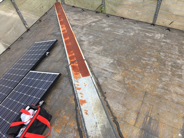 さいたま市緑区　棟板金　劣化