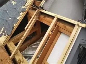 野地板を張り替える作業工程