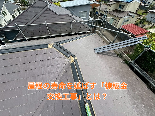 幸手市｜雨漏りの悩み解消！棟板金交換で屋根のメンテナンスサイクルを延長