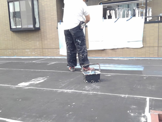 トップコートの塗布