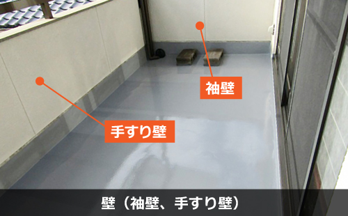 壁（袖壁、手すり壁）