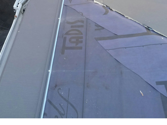 新規屋根材設置