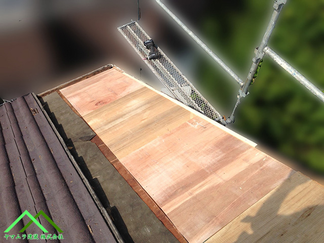 コンパネ取り付け