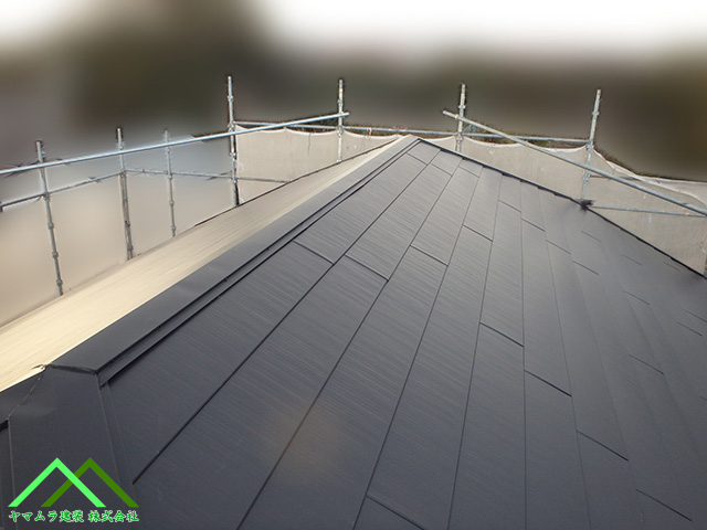 大棟板金取り付け
