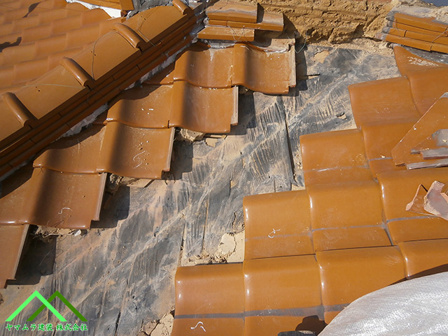 間違った防水紙の貼り方