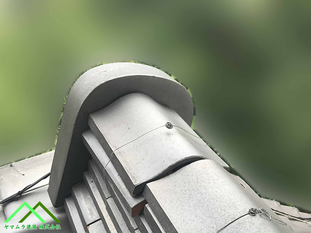 棟の先端がズレています