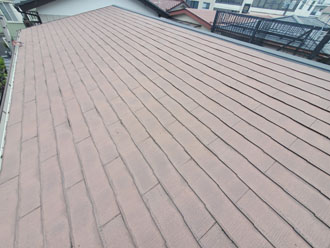 雨漏りが発生したスレート屋根