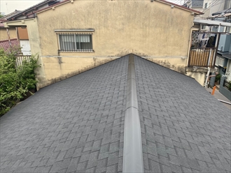 オークリッジスーパーで葺き替え雨漏りを改善