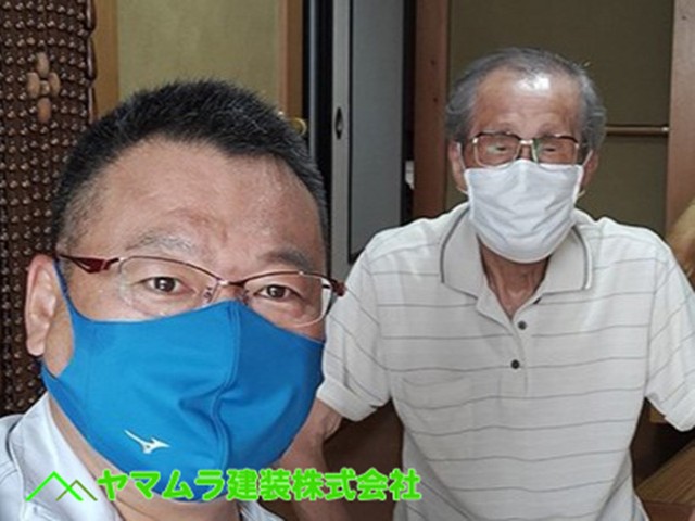 03．東海市　漆喰塗り替え　記念撮影