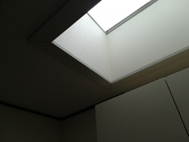 雨漏りしている天窓