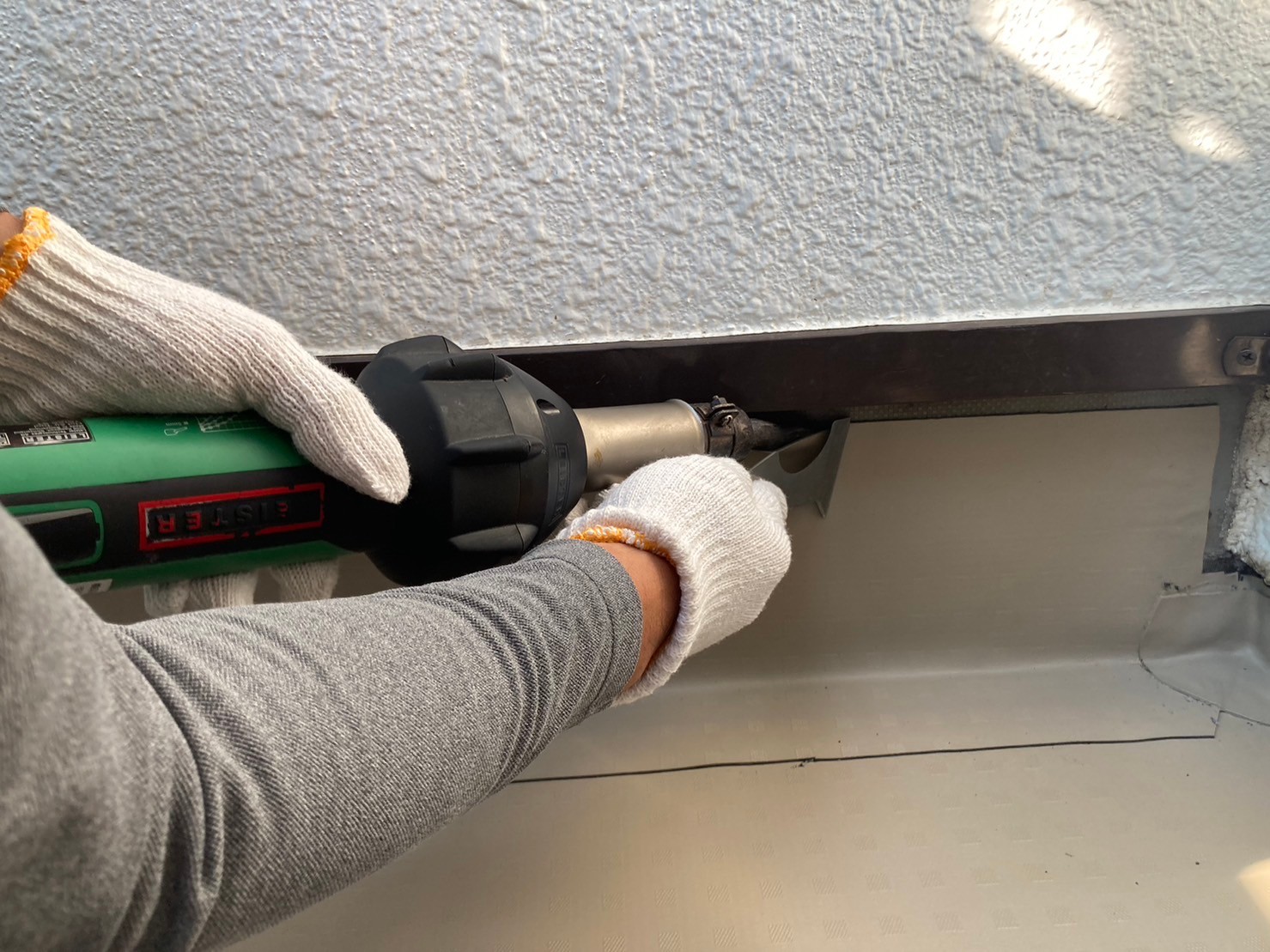 守山区でシートジョイントの熱処理