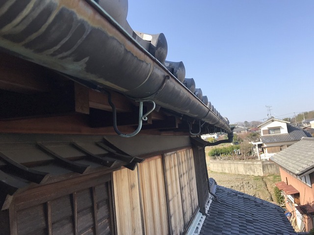 中井様邸　樋取替前