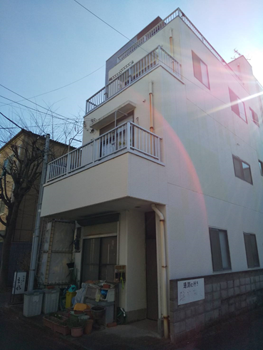 沼津市 鉄骨3階建て雨漏り改善のため屋上防水・外壁塗装のご提案