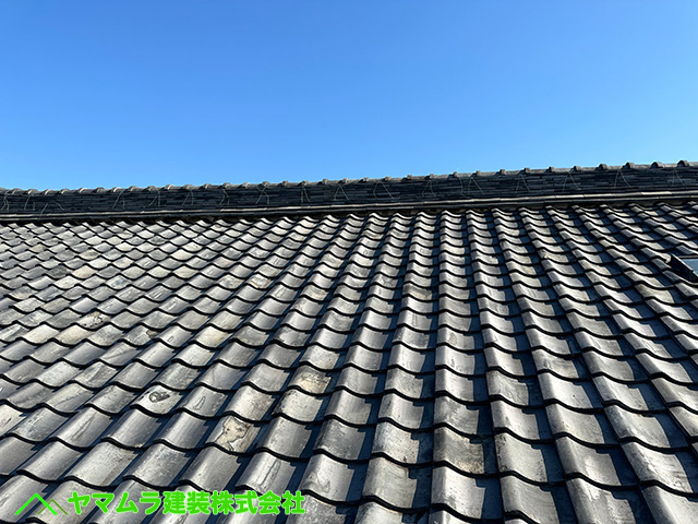 55名古屋市瑞穂区　瓦葺き替え　作業開始前