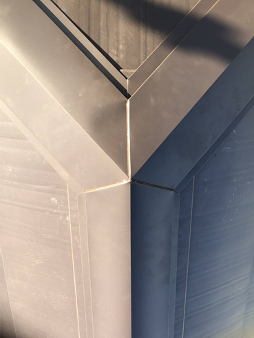 沼津雨漏りカバー棟板金設置