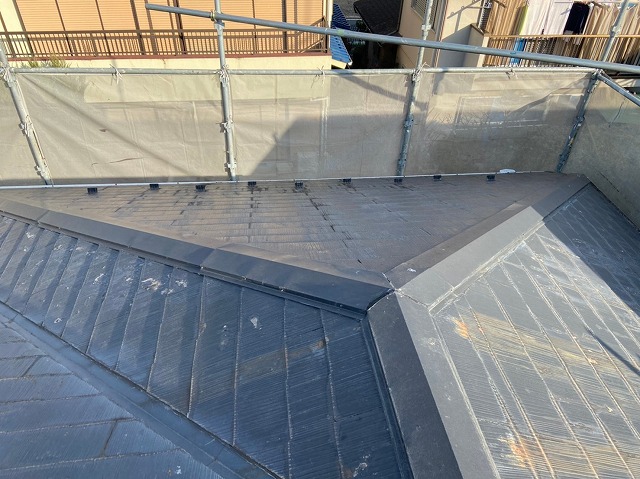 工事前スレート屋根