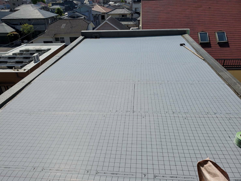 沼津市ビル雨漏り緩衝シート