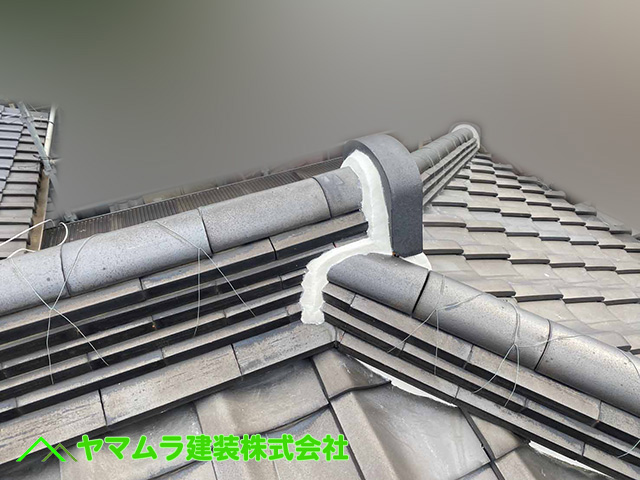 04東海市　漆喰塗り替え　工事完了写真