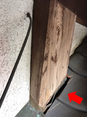 沼津市瓦屋根雨漏り瓦隙間