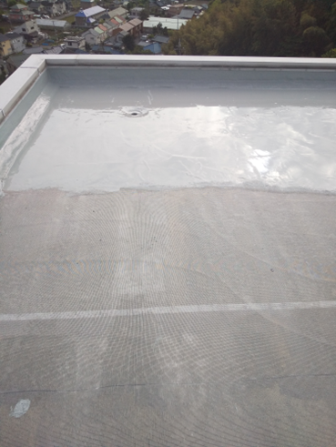 沼津市屋上防水工事トップコート