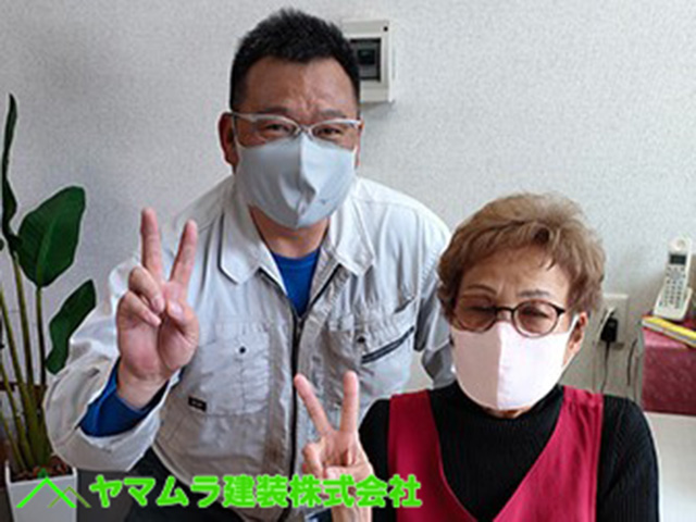 03名古屋市南区　ユカルーフ　お客様との記念撮影