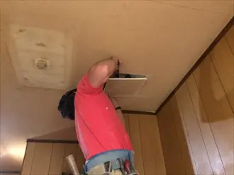 雨漏り調査に伴う工事