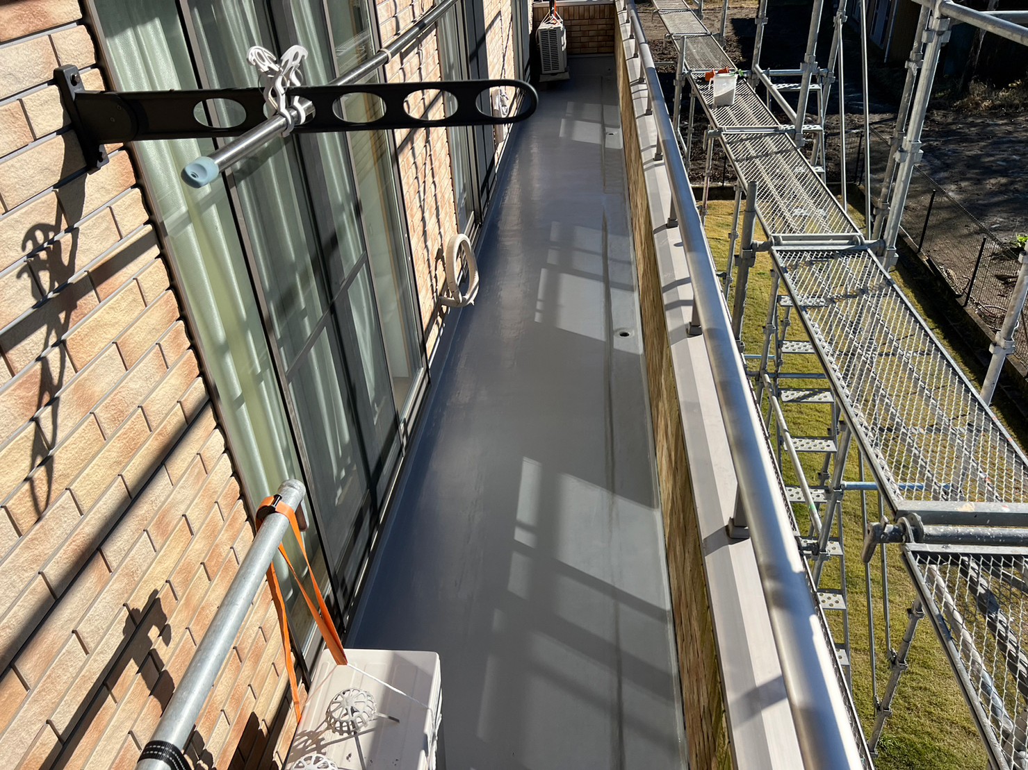 守山区のベランダ防水施工後