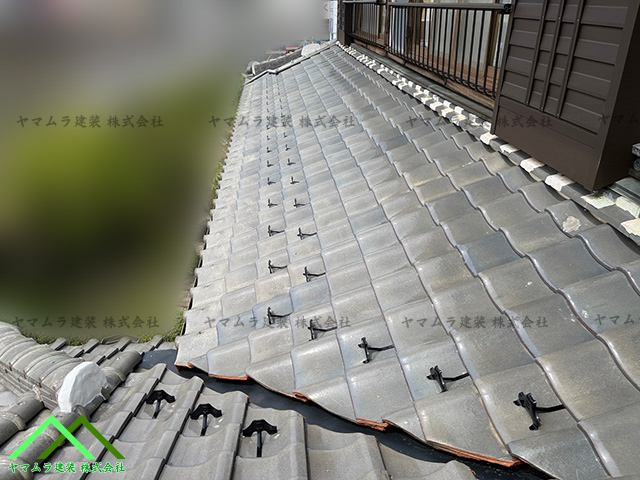 差し掛け屋根も