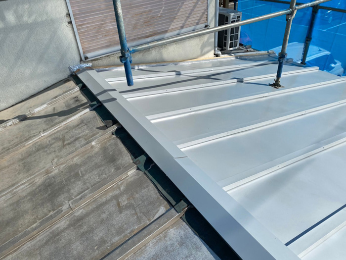 屋根の部分葺き替え工事　完工