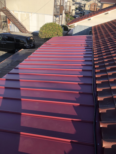 沼津市雨漏りトタン張替え完工