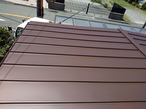 沼津市雨漏りカバー完工