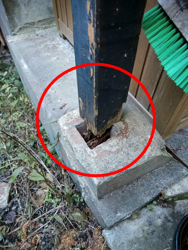 伊豆の国市雨漏り柱腐食