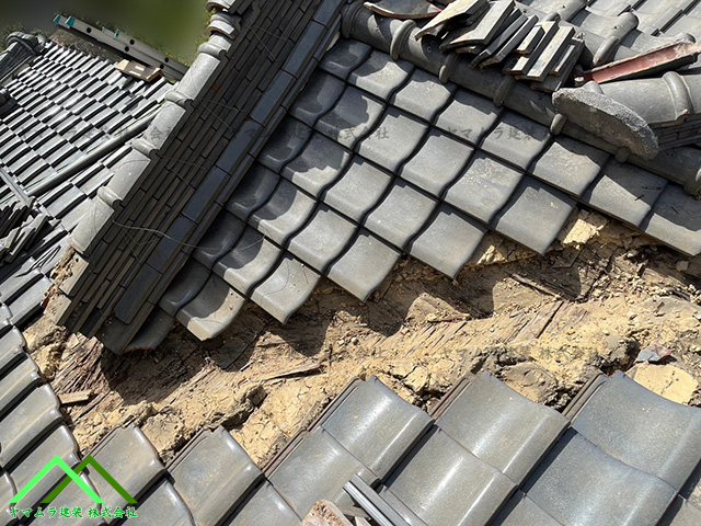 反対側もめくります