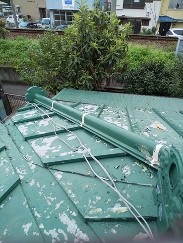 三島市トタン屋根劣化雨漏り