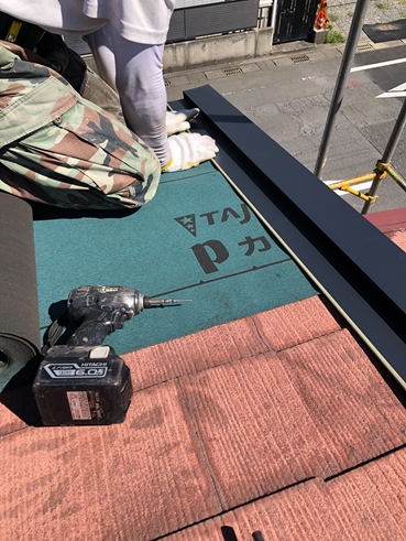 沼津市雨漏りカバールーフィング