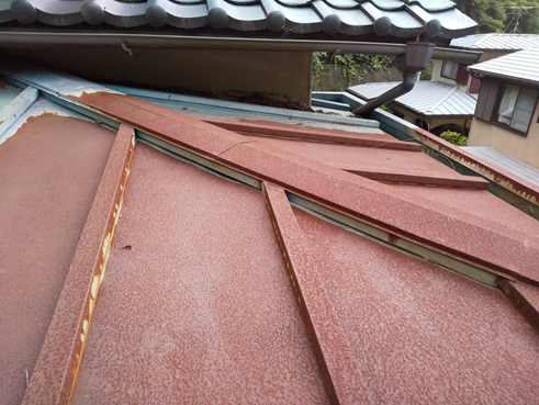 長泉町雨漏り屋根劣化