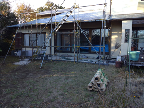 長泉町 雨漏りのため天窓撤去で安心の屋根へ