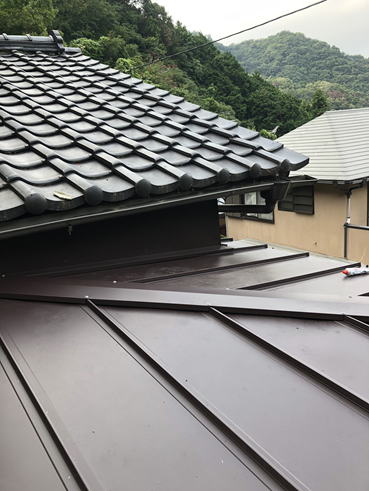 長泉町雨漏りカバー工法完工