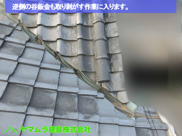 豊明市にて谷樋鉄板と瓦の関係！取り外し手順と重要性について解説！