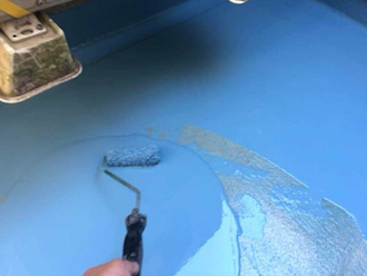 ウレタン防水塗布