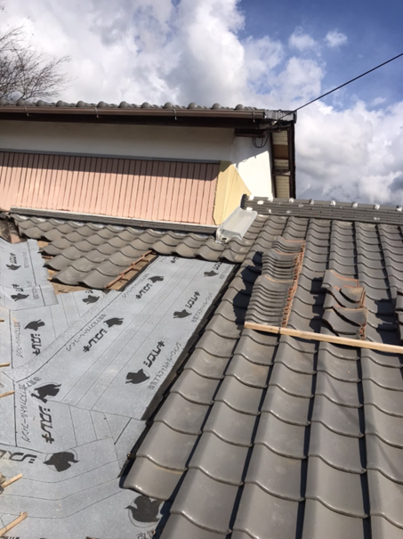 沼津市屋根葺き変え瓦